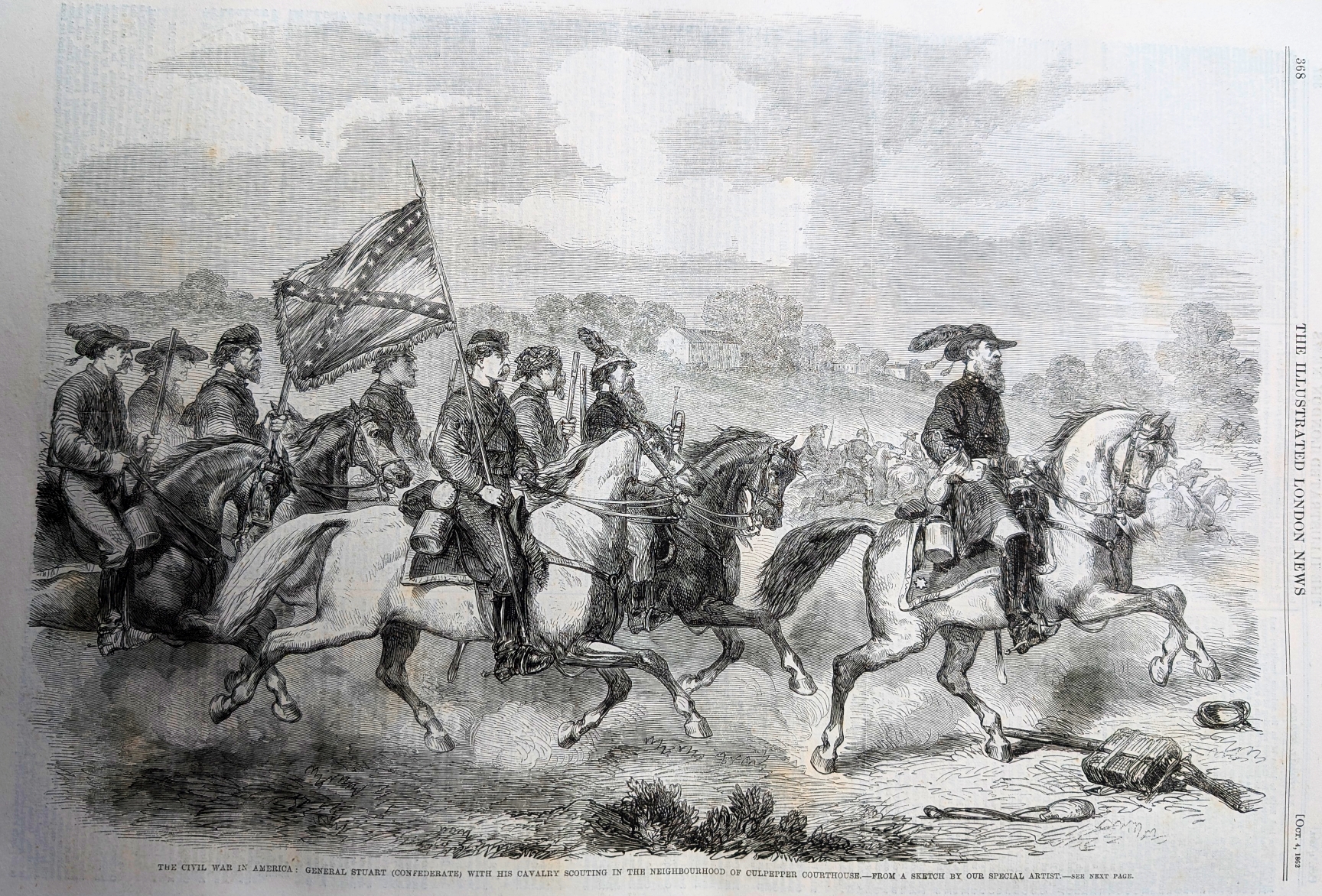 General Stuart and cavalry